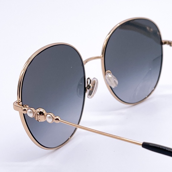 JIMMY CHOO BRAND NEW ROUND OVERSIZED GREY WOMEN SUNGLASSES JIMMY CHOO - Picture 3 of 11